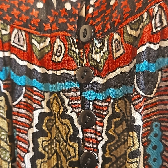 Papa Sleeveless Linnen Boho Ladies Top - Picture 2 of 6